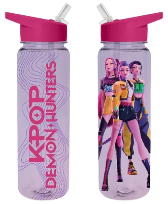 Obrázok produktu pre Detská fľaša na športové nápoje s motívom K-popu a lovca démonov, PP, 750 ml, ružová  Detská, ružová, univerzálna veľkosť
