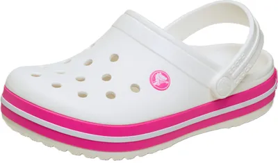 Produktbild von Crocs Uni Kinder Crocband Clog T Clog, White/Pink Crush, 25/26 EU