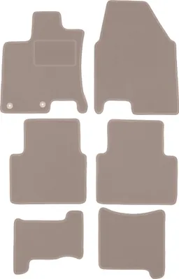 Produktbild von Velours-Autoteppiche für: Nissan Qashqai +2 Crossover (2008-2013) Beige