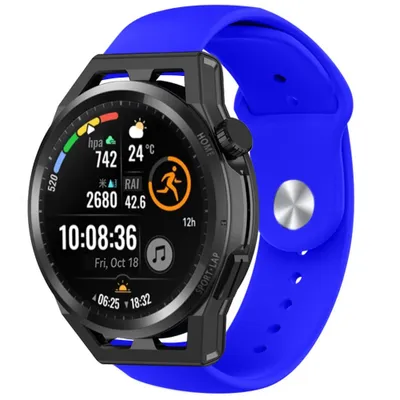 Produktbild von Strap-it Huawei Watch GT Armband Silikon (Blau)