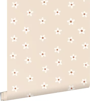 Obrázek produktu pro ESTAhome tapeta sedmikrásky béžová 53 cm x 10,05 m