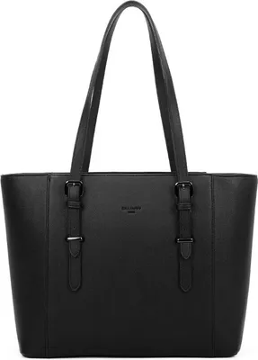Produktbild von Gallantry Dames Shopper Handtas Schwarz - Praktische Schule und Arbeitstasche mit Innenfächern und Reißverschluss