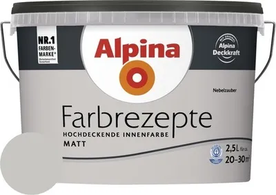 Produktbild von Alpina Wandfarbe Farbrezepte Nebelzauber 2,5 l