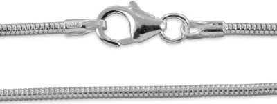 Produktbild von Halskette 42 cm - Sterlingsilber - Schlangenkette
