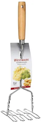 Produktbild von Kartoffelstamper Edelstahl Holzgriff