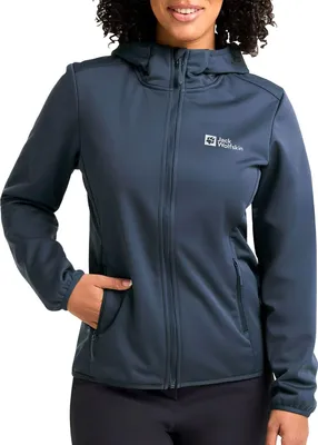 Produktbild von Jack Wolfskin Windhain Hoody Softshell Jacke Damen