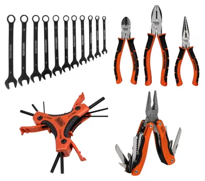 Produktbild von Black & Decker BDHT0-71618, 180 mm, 280 mm, 40 mm, 1,07 kg, 11 Werkzeug, 320 mm