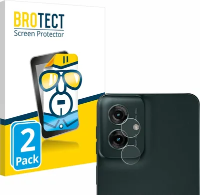 Produktbild von 2x Für Motorola Moto G55 (NUR Kameraschutz) Schutzfolie BROTECT Displayschutz Display Schutz Folie Klar Transparent