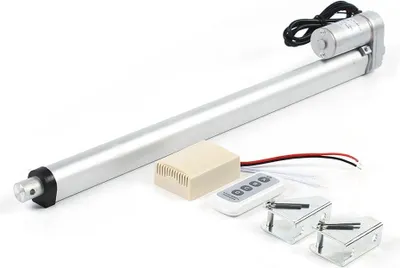 Zdjęcie produktu dla Regulowany siłownik liniowy, 900N 12V DC, 14 mm/s, ze zdalnym sterowaniem, skok 150/200/250/300/450 mm