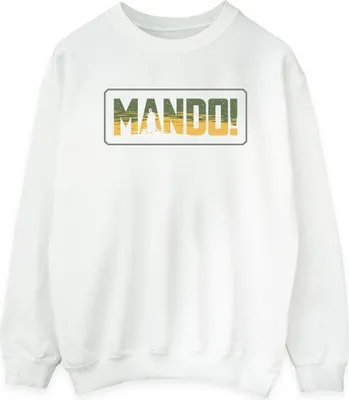 Produktbild von Star Wars - "The Mandalorian" Sweatshirt für Damen BI39781 (L) (Weiß)