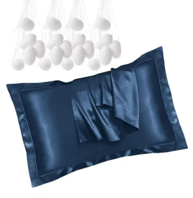 Zdjęcie produktu dla Poszewki na poduszki z jedwabiu, 22 momme, 50 x 80 cm, hipoalergiczne, przeznaczone do pielęgnacji skóry i włosów