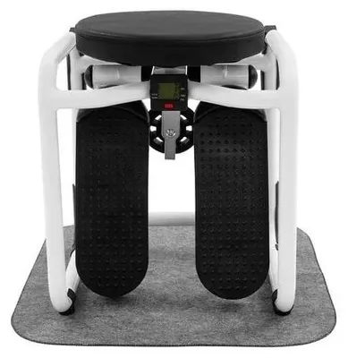 Obrázok produktu pre Multifunkčný stepper – hydraulický mini stepper – zariadenie na cvičenie a zlepšenie rovnováhy – s odporovými gumami – maximálna nosnosť 150 kg