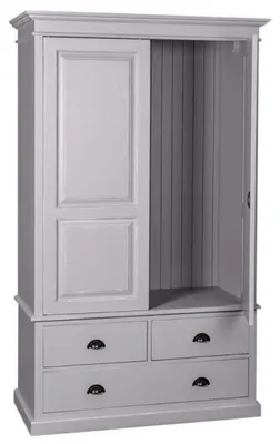 Obrázek produktu pro Šatní skříň Casa Padrino ve venkovském stylu - šatní skříň shabby V 197 cm Š 120 cm H 59 cm