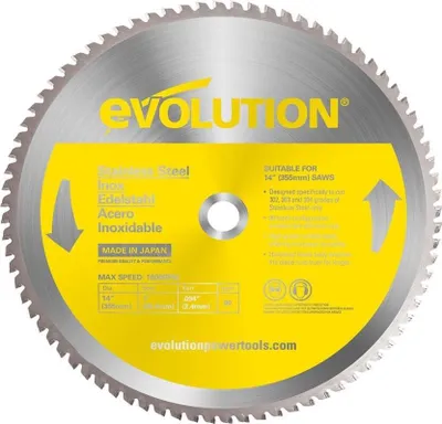 Produktbild von Evolution 355 mm / 90 Zähne TCT Widia Edelstahl-Trennsäge