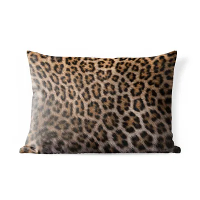 Obrázek produktu pro MuchoWow® Vnější polštář - Potisk pantera -50x30 cm- Odolnost proti povětrnostním vlivům - polštář do obývacího pokoje