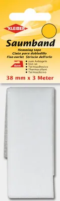 Obrázok produktu pre KLEIBER 35202 KLEIBER Saumvlies, 38 mm x 3 m, weiß