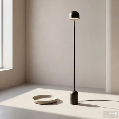 Produktbild von home24 Akku-Stehleuchte - Eisen / Schwarz