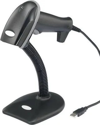 Produktbild von Renkforce LS6300E USB-Kit Barcode-Scanner Kabelgebunden 1D Laser Schwarz Hand-Scanner USB