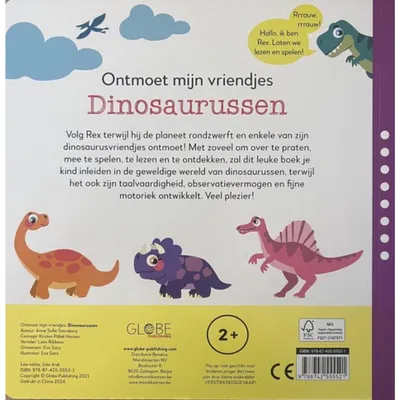 Zdjęcie produktu dla Kartonboek Ontmoet mijn Vriendjes Dino's