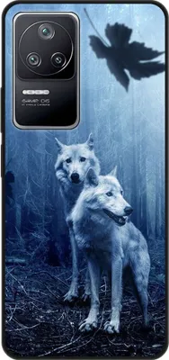 Produktbild von König Design Hülle kompatibel mit Xiaomi Poco F4 Kunststoff Soft Handyhülle - Handy Case Wölfe