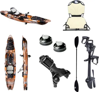 Produktbild von Winterangebot Angelkajak Galaxy Kayaks Supernova FX Komplettset, Farbe Galaxy Kayaks::(J) Jungle