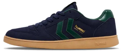 Produktbild von Hummel Handball Perfekt Synth. Suede Schuhe Sneaker blau/grün 222812-1023, Schuhgröße:46 EU