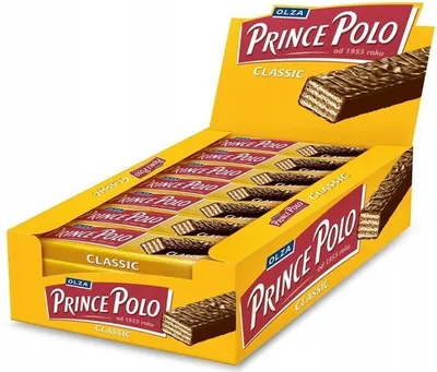 Zdjęcie produktu dla Prince Polo wafelek Classic 21 sztuk z kremem kakaowym