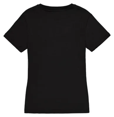 Image de T-shirt Alpha Industries pour femmes, avec logo "World" en strass, couleur noire, taille M