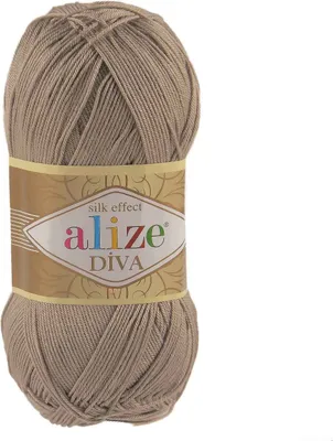Produktbild von 100g Strickgarn ALIZE DIVA Sommerwolle Häkelgarn Wolle Sommer Stricken Häkeln