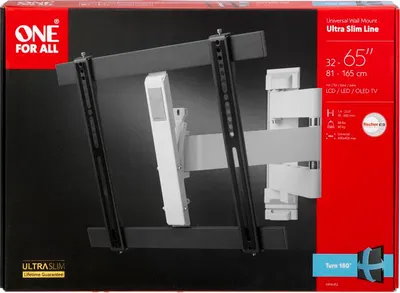 Produktbild von One for All 65' TV Wandhalterung Ultraslim TURN 90 NEW
