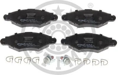 Produktbild von OPTIMAL Bremsbeläge Satz Vorne Bremsklötze passend für PEUGEOT 206 Schrägheck (2A/C) BP-64320