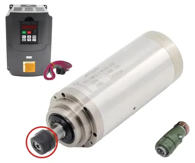 Produktbild von Spindelmotor, wassergekühlt, CNC-Kompatibilität, Mit VFD
