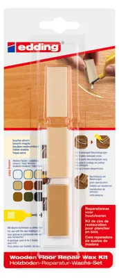 Produktbild von Edding 8902, Möbel-Reparaturstift, Wachs, Weiß, 90 mm, 15 mm, 3 Stück(e)