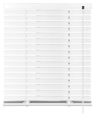 Imagen del producto de Persiana enrollable de aluminio Klemmfix - Sistema de montaje sin taladrar - Protección contra la luz y el deslumbramiento, color blanco, 95x220 cm