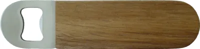 Produktbild von Flaschenöffner / aus Metall mit Holzbelag