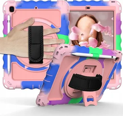 Image de Housse pour Samsung Galaxy Tab A 8.0 '' avec bandoulière Multicolore