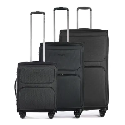 Produktbild von Stratic Bendigo Light + - Koffer-Set 3-teilig (S, M, L) - Schwarz