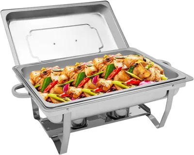 Obrázok produktu pre Nerezový ohrievací zásobník, objem 9 litrov, na udržiavanie teplých jedál, vhodný na catering