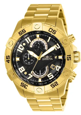 Obrázek produktu pro Invicta S1 Rally 26097 Pánské Hodinky - Quartz Hnutí - Nerezová Ocel s Černým Ciferníkem - 48 mm