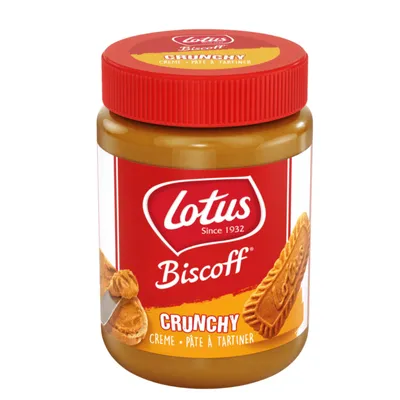 Obrázok produktu pre Lotus Biscoff Chrumkavá krémová nátierka z karamelizovaných sušienok 380g