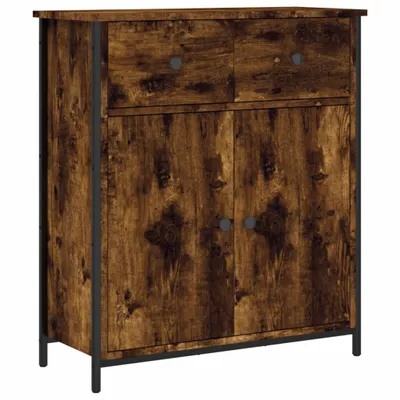 Produktbild von "SALE 2026"Sideboard - elegante Design - Mehrzweckschrank - Räuchereiche 70x30x80 cm Holzwerkstoff - Kommoden DE2405003