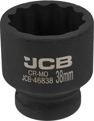 Obrázok produktu pre JCB | Nástrčný kľúč, 3/4", 38 mm, (12-hranný), nástrčný kľúč, nástrčný kľúč, nástrčný kľúč s vložkou