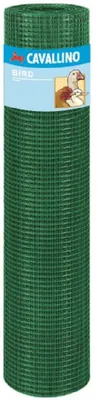 Gitterrolle verzinkt 25 m x 80 cm, Maschen 12,7 mm, grün
