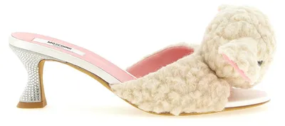 Produktbild von Moschino Mules aus Wolle in Weiss