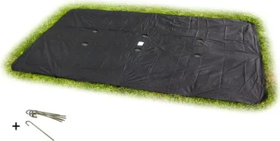 Produktbild von EXIT Bodentrampolin Trampolin Abdeckung 244x366cm, Trampolin Schutzhülle, Wetterfest, Rechteckig, Abdeckplane