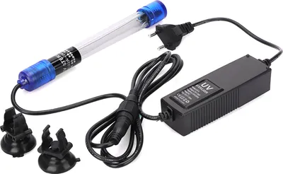 Produktbild von Wasserdichte UV-Klärer Lampe 9W, Bakterien- & Algenvernichter für Aquarium & Fischteich