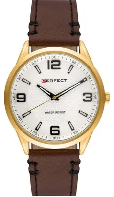 Produktbild von Herrenuhr Perfect, braun, Perfect-PF01296