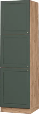 Produktbild von Vicco Herdumbauschrank Fame-Line, 60 cm, Grün-Gold Landhaus/Goldkraft Eiche