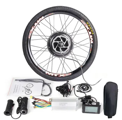 Zdjęcie produktu dla Zestaw do konwersji roweru na elektryczny – Silnik do roweru elektrycznego – 48V, 1500W, mocny – koło 26 cali