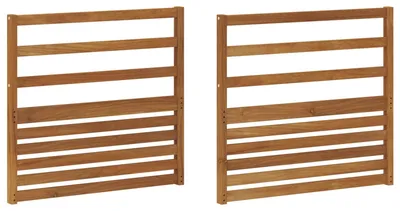 Immagine prodotto di vidaXL Braccioli per divano, 2 pezzi, colore naturale, 79 x 4 x 73 cm, legno massello di acacia